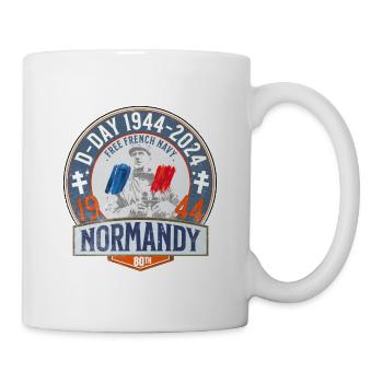 D DAY 1944 2024 - Mug blanc - blanc - Droite