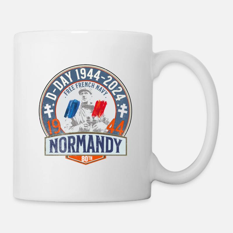 D DAY 1944 2024 - Mug blanc - blanc