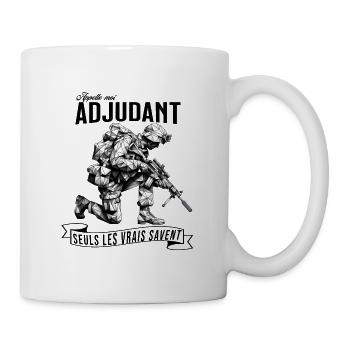 Appelle-moi Adjudant... - Mug blanc - blanc - Droite