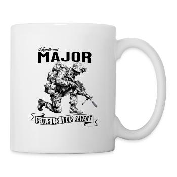 Appelle-moi Major - Mug blanc - blanc - Droite