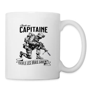 Appelle-moi Capitaine - Mug blanc - blanc - Droite