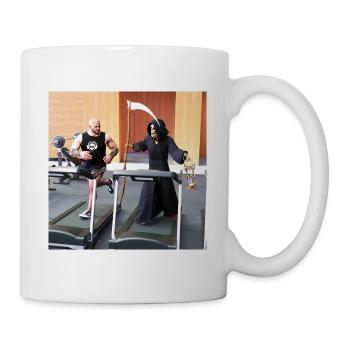 Fühlst du dieses leichte Stechen in der Brust? - Tasse - Weiß - Rechts