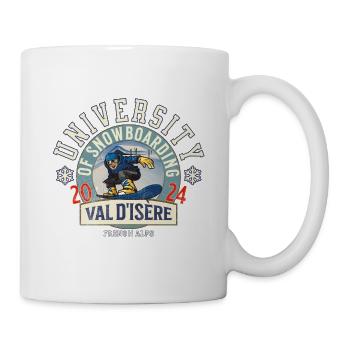 University of snowboarding - Mug - white - Right