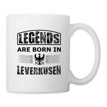 Les légendes de Leverkusen arrivent - Mug blanc - blanc - Droite