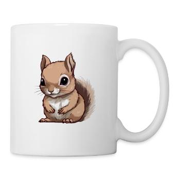 Ali the Baby Squirrel - Mug - white - Right