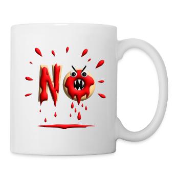 Donut mit bissigen No. - Tasse - Weiß - Rechts