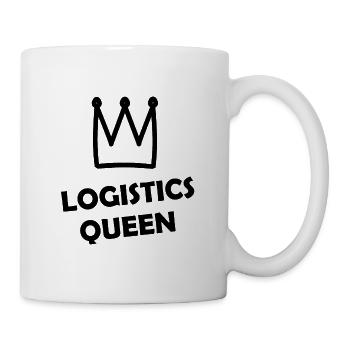 The Queen of Logistics - Mug - white - Right