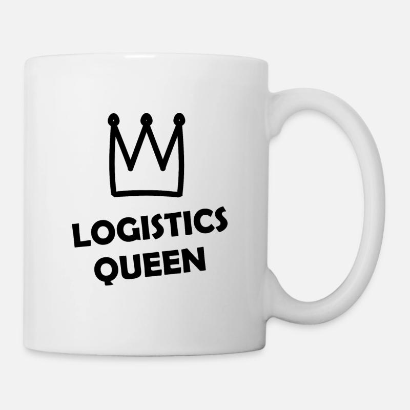 La reine de la logistique - Mug blanc - blanc