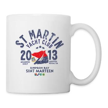 St Martin Yacht club blc Copy - Mug - white - Right