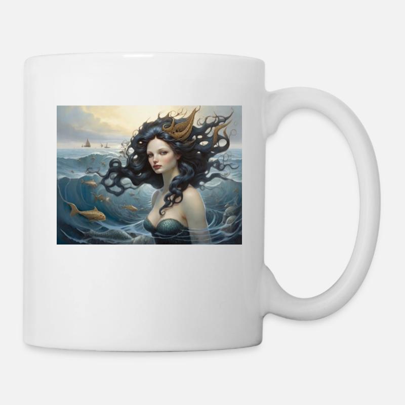 Meerjungfrau - Tasse - Weiß