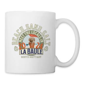 Meet the locals in La Baule - Mug blanc - blanc - Droite