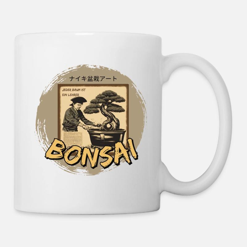 Bonsai Sensei - Tasse - Weiß