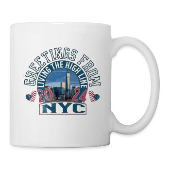 Greetings from New york city - Mug blanc - blanc - Droite