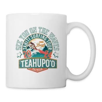 See you on the waves of Teahupoo - Mug blanc - blanc - Droite