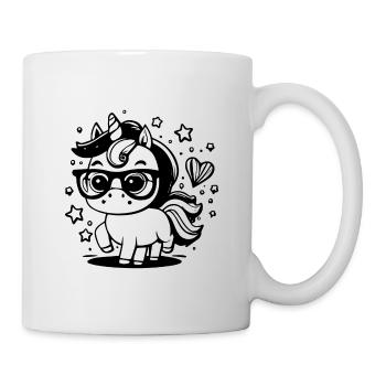 Licorne d'amour - Mug blanc - blanc - Droite