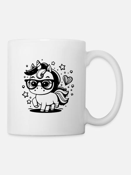 Licorne d'amour - Mug blanc - blanc