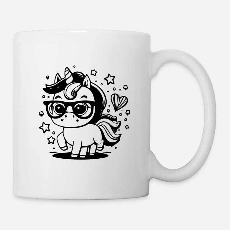 Licorne d'amour - Mug blanc - blanc