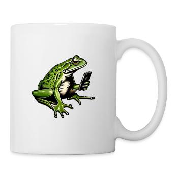 SMARTPHONE FROG - Mug - white - Right