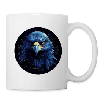 Aigle Aigle Doré Roi des Cieux Cadeau Alpes - Mug blanc - blanc - Droite