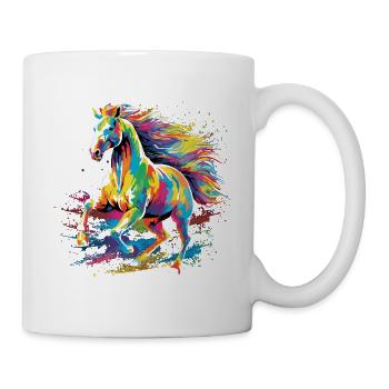 Beautiful Horse Village Kids Rider Equestrian - Mug - white - Right