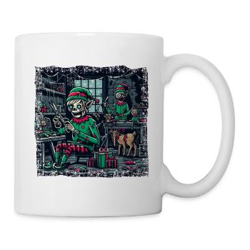 Christmas Gnome Gnome Secret Santa Factory Christmas - Mug - white - Right