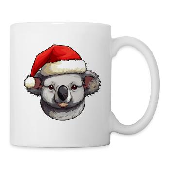 Tête d’animal de Noël Koala - Mug blanc - blanc - Droite