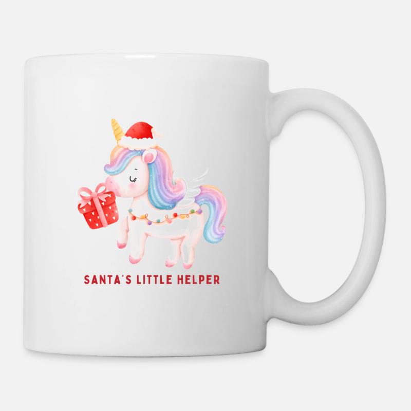 Père Noël petit assistant - Mug blanc - blanc