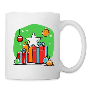 Cadeaux et Décorations de Noël - Mug blanc - blanc - Droite