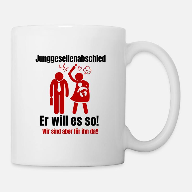 Junggesellenabschied - Tasse - Weiß