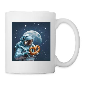 Astronaute Bretzel - Mug blanc - blanc - Droite