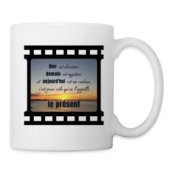 cinema hier3 - Mug blanc - blanc - Droite
