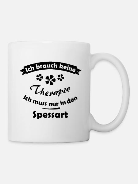 Daheim im Spessart - Tasse - Weiß