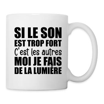 Technicien du Spectacle Fait De La Lumière - Mug blanc - blanc - Droite