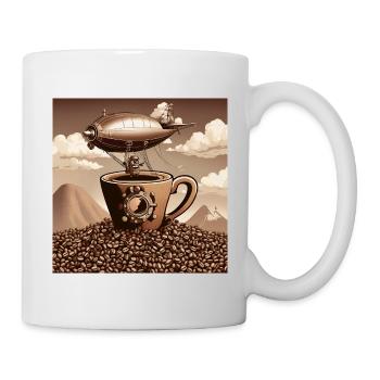 Coffee Mountain Flying - Mug - white - Right