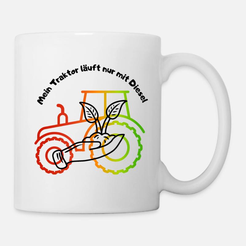 Traktor - Tasse - Weiß