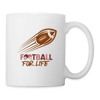 Football for Life - Tasse - Weiß - Rechts