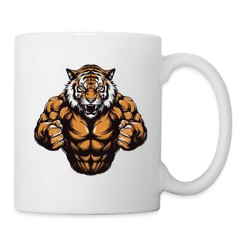 Tiger Muscles MMA Fighter Beast - Mug - white - Right