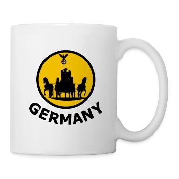 Die Fans aus Deutschland - Tasse - Weiß - Rechts