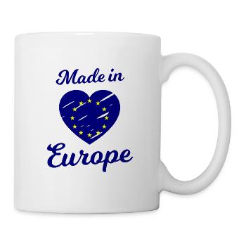 Die Liebe aus Europa - Tasse - Weiß - Rechts