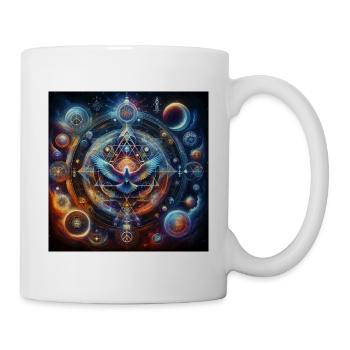 Manifestation de la paix - Mug blanc - blanc - Droite