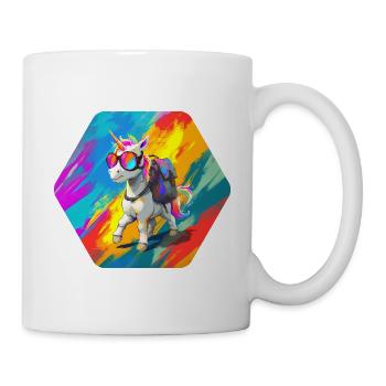Licorne errante - Mug blanc - blanc - Droite