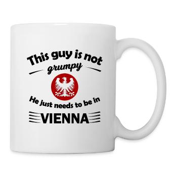 Beautiful Vienna in Austria - Mug - white - Right
