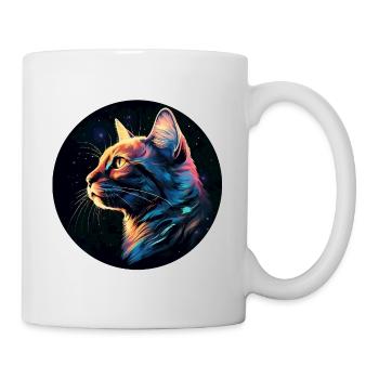 Beautiful cat for cat moms, gift cat - Mug - white - Right