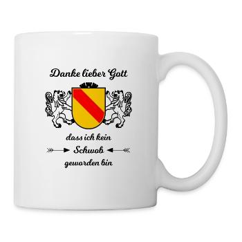 Né dans le Badnerland - Mug blanc - blanc - Droite
