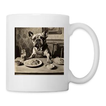 Chien / Animal / Photo / Sauvage / Drôle / Aboiement - Mug blanc - blanc - Droite