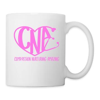 CNA Nursing Quotes Funny Nurse Lovers Cute CNA - Mug - white - Right