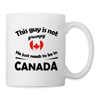 Die Ferien in Kanada - Tasse - Weiß - Rechts