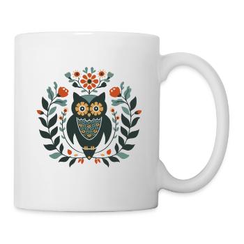 Le Jardin de la Chouette - Mug blanc - blanc - Droite