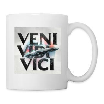 inscription VENI VIDI VICI - Mug - white - Right