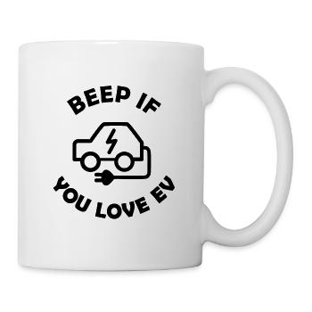 Electric cars - Mug - white - Right
